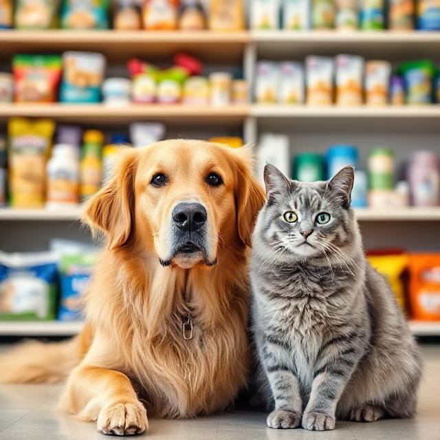 Pet products showcase